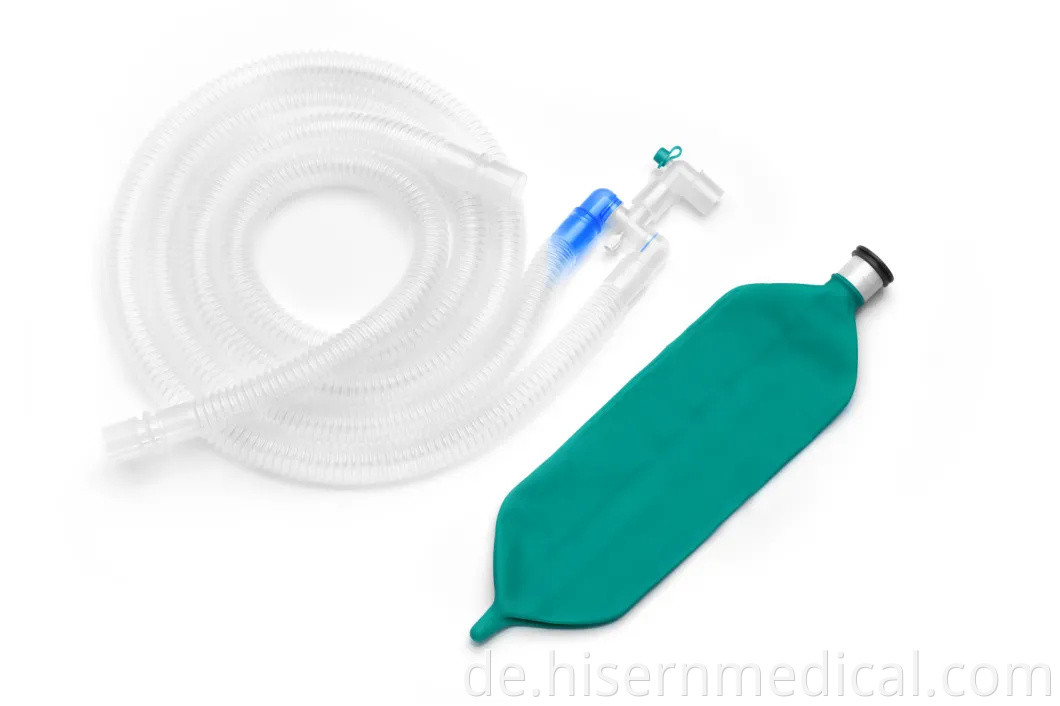 Medizinischer Instrumenten-Wellschlauch für Erwachsene mit drehbarem Anschluss